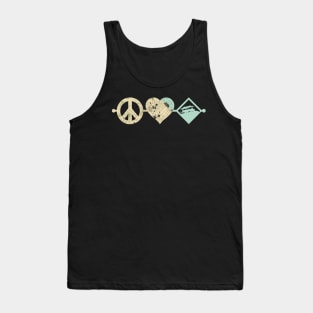 Peace Love San Francisco Cable Car Tank Top